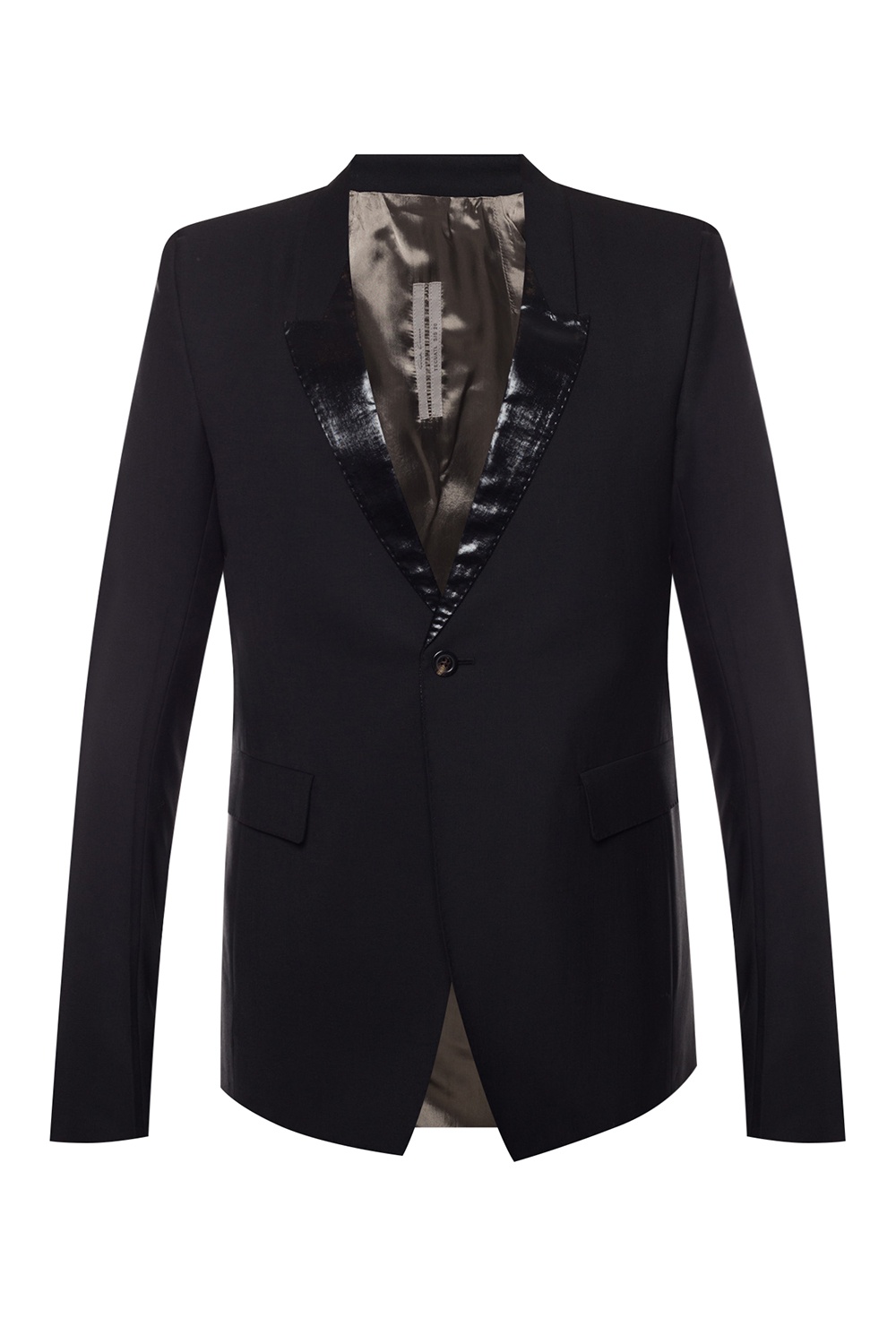 Blazer with iridescent lapels Rick Owens